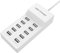 Cargador USB Multi-Puerto, Toma de Corriente USB de 10 Puertos Carga rápida USB multipuerto de 40W Compatible con iPhone 12/13/14/15/16/Samsung S22/S23/S24/Xiaomi/Huawei/OnePlus/otros Dispositivos...