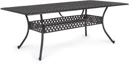 Ivrea Outdoor-Tisch rechteckig anthrazit 107 x 213 cm