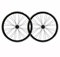 QHYRZE Fixie Laufrads 700C 40MM Felge Laufradsatz V Bremse Fixed Gear Singlespeed Fahrrad Laufrad 32/36 Loch Naben 13 Zähne 2560G (Color : Black, Size : 700c)