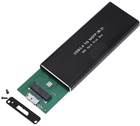 BOWONG M.2 SATA SSD to USB 3.0 External SSD Reader Converter Adapter Enclosure with UASP, Support NGFF M.2 2280 2260 2242 2230 SSD with Key B/Key B+M