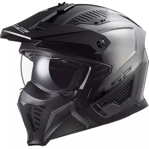 LS2, Jet modularhelme motorrad DRIFTER Jeans titanium 2206, L