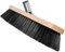 Heavy Duty Broom Head with Soft PVC Bristles 40 cm – 16” Hard Bristle Brush for Yard Patio Driveway Caravan & Garage Garden – Outdoor Indoor Floor Sweeping Broom with Fitted Handle Bracket