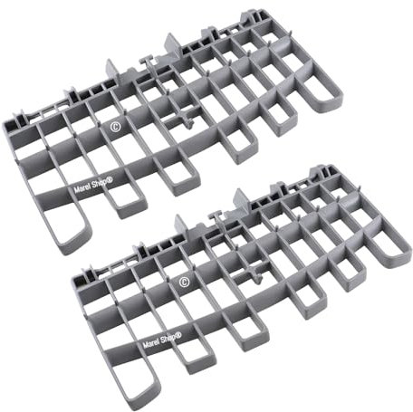 Marel Shop® - Pezzi Ribaltina Portabicchieri per Cesto Superiore Lavastoviglie 2 Pezzi compatibile con Indesit Ariston per modelli: FDYF11011K - FDYF11011P - HFO3C22WX - HFO3C23WX - HFO3C24W