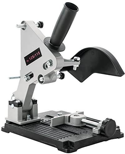 ATPEAM Angle Grinder Stand DIY Grinder Holder Cutter Support Cast Iron base Cutting Support Bracket Machine Multifunctional Bracket Holder Cutting Machine for 100/115/125mm (4''-5'') Angle Mill