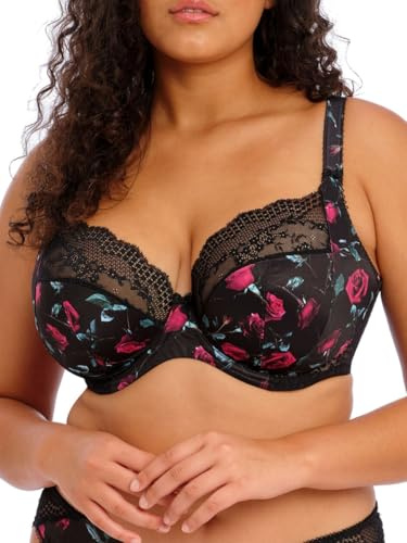 Elomi Lucie Underwired Plunge Bra (34G, Rock n Rose)