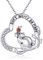 HUKKUN Capybara Kette aus Sterling Silber, Capybare Geschenke für Frauen