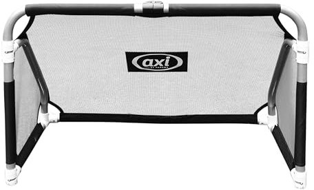 AXI Jackie Fußballtor klappbar 120 x 60 cm in Anthrazit für den Garten | Fussball Tornetz aus Aluminium mit Tragetasche | Fußball Tor für Kinder & Erwachsene..