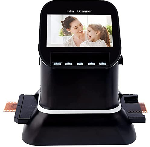 Escáner de películas y Diapositivas con Pantalla LCD de 4,3 Pulgadas, Convierte 35 mm, 135, 126, 127 Negativos y Diapositivas a JPEG Digital, escáner de películas de Alta resolución 120, Pantalla