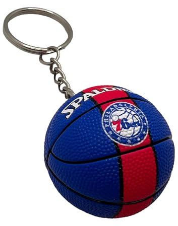Porte-clés compatible avec NBA Phila Basket Gadget Accessoires idée cadeau homme femme enfant pendentif créatif 3D