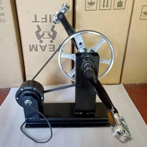 DPLXFPP Tragbarer Notfallgenerator, Pedalgenerator, Fitness-Stromerzeugung, Fußbetriebene Generatoren, Bereitstellung Einer 12-V-Gleichstromschnittstelle, Kann 12-V-Geräte Transportieren,1