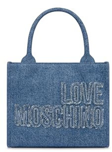 Borsa Love Moschino denim blu BS25MO64 JC4244PP0MKM0750 Media