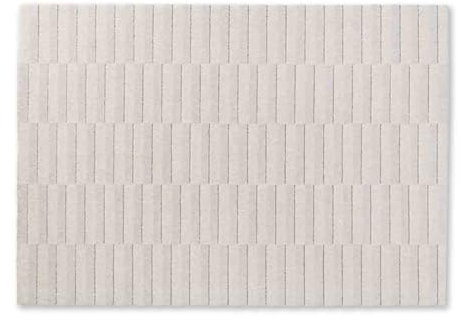 Schöner Wohnen Kollektion kuscheliger Teppich Wohnzimmer, Schlafzimmer - geschmeidiges Flachgewebe - antistatischer Hochflor Teppich - Moderne Designs - Teppich beige 80x150cm