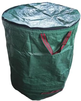 Sacs à déchets de jardin robustes avec couvercle 67 cm x 84 cm Grande capacité pour couper et feuilles de jardin