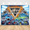 APROPHIC Auto Fotohintergrund Car Party Foto Hintergrund für Kinder Geburtstag Happy Birthday Fotowand Hintergrund Requisiten für Fotostudios Dekorative Accessoires 210x150cm