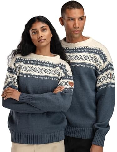 Dale of Norway Cortina 1956 - Suéter unisex de lana noruega para hombre y mujer