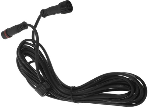 FUNOMOCYA 5m Solar Light Extension Cord Outdoor Spotlight Power Cable for Garden Deck Lighting