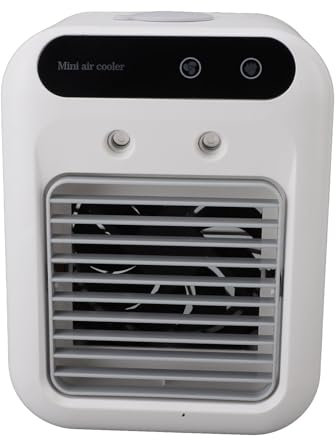 Kleiner Luftkühler Tragbarer Klimaanlage Professionell Effiziente Kühlung Langlebiges Spray 500 Ml Wassertank Kleiner Luftkühler für Zimmer -Büro -Campingauto