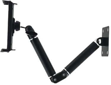 AMISENK Adjustable Vertical 2 Section Tablet Wall Mount Bracket Large Size Tablet Wall Holder For 4 13inch Tablets And Phones