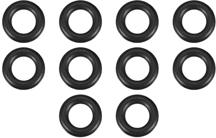 Mandouer 10 Stück Nitrilkautschuk O-Ringe, 12mm AD x 8mm ID x 2mm Breite | Metrische NBR Dichtungsringe, öl- und kraftstoffbeständig, für Auto, Hydraulik und Pumpen