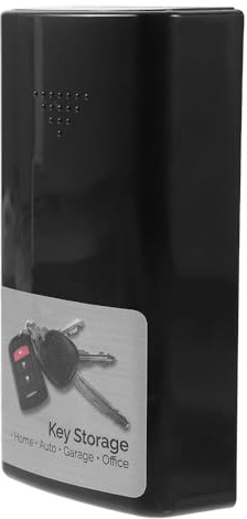LALADEFIEE Autoschlüsselhalter mit Starkem Magnet aus Kunststoff Magnetischer Fester Schlüsselhalter Praktisches Verstecktes Fach als Geschenk zum Einzug für Auto