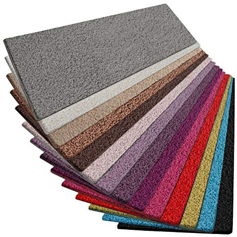 casa pura Teppich Wohnzimmer Grau Flauschiger Teppich 100x300cm Läufer, weicher Wohnteppich Deko für Schlafzimmer, Kinderzimmer, Flur mit antirutsch Unterseite, Shaggy Hochfloor Barcelona