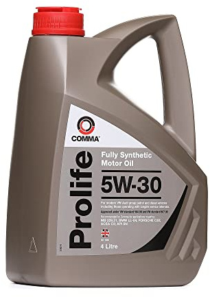 COMMA Motoröl 5W-30 Prolife Synthetiköl Motor Öl ACEA C3 4L Kompatibel mit VW Golf 7 Schrägheck 5G1, BQ1, BE1, BE2 Golf 4 Schrägheck 1J1 Golf 6 5K1 Golf 5 Schrägheck 1K1 POLO 9N