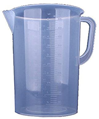 250ml-5000ml Lab Experiment Plastic Beaker w/Measuring Cup Graduated Transparent Heat-resistant Supplies Full Set Kits