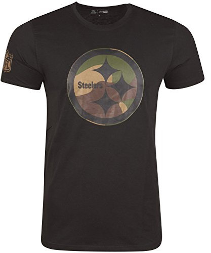 New Era Shirt - NFL Pittsburgh Steelers schwarz/Wood - L
