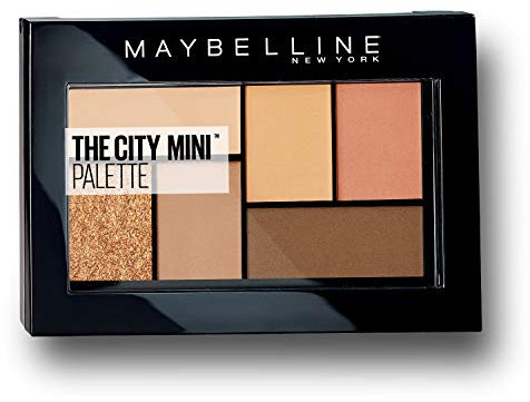Maybelline New York Lidschatten-Palette - The City Mini Palette - Cocoa City (550) - 6 Farben