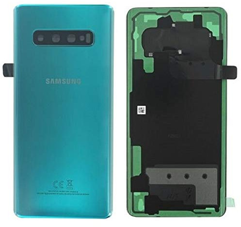 Coperchio della Batteria Originale per Samsung Galaxy S10 PLUS G975F verde Coperchio Posteriore,Coperchio della Batteria/Pellicola Adesiva con Set di Strumenti