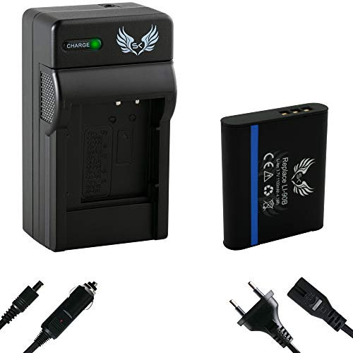 SK Akku Olympus Li-90b / Li-92b 1100mAh + Ladegerät Charger für Olympus Stylus XZ-2 / Traveller SH-2 SH-50 SH-60 SP-100 EE // Tough TG-2 TG-5