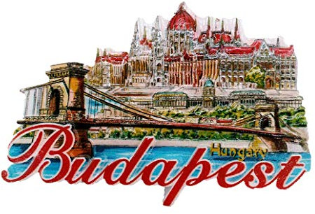 3D Budapest Ungarn Kühlschrankmagnet Reise-Souvenir Geschenk Home Küche Dekoration Kühlschrank Magnet Aufkleber Kollektion