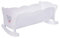 WODENY Doll Cradle Crib Rocking Bed Wooden Doll Furniture Accessory for 51 cm/20 Inch Dolls Gifts for Kids Children Play Toy (White)