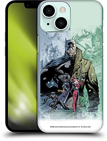Head Case Designs Licenciado Oficialmente Batman DC Comics Silencio Harley Quinn Superman Fundas de cómics Famosas Carcasa rígida Compatible con Apple iPhone 13 Mini