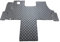 KRAM-TRUCK Auto Fußmatten Kompatibel mit FIAT Ducato, Peugeot Boxer, Citroen Jumper ab 2007, Grau, Schwamm Kunstleder 1 cm, Hygienezertifikat, Komfortable Bezüge