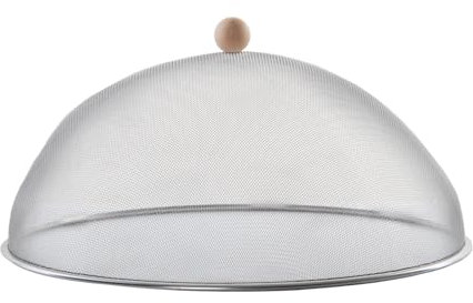 Esschert Design Metall-Lebensmittelabdeckung, kuppelförmig, Edelstahlgeflecht