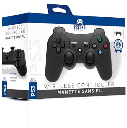 Freaks PS3 Gamepad Schwarz Bluetooth V2 + Ladekabel 1 m