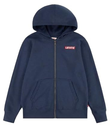 Levi's LVN Boxtab Full Zip Hoodie Felpe con Cappuccio Bambini e Ragazzi