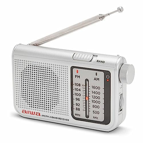Radio Portátil Aiwa Gris