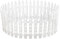 24pcs Mini Clôture Noël en Plastique Blanc pour Arbre De Noël Clôture Palissade décoratives pour Sapin de Noël Pelouse (11.5x29.5cm, Blanc)