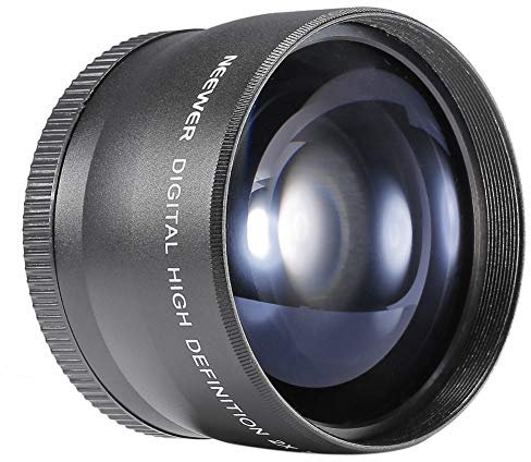 Clyictz 58Mm 2X Teleobjektiv Tele Konverter für 18-55Mm