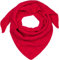 styleBREAKER Damen XXL Strick Dreieck Schal Einfarbig mit Schachbrett Strickmuster, Maxi Schal, Dreieckstuch, Warmes Winter Tuch 01020047, Farbe:Rot