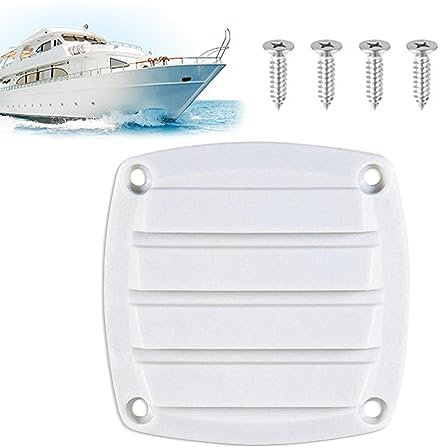 AZOOB Rejilla de ventilación para barcos, placa de ventilación de aire de 4 ranuras, cubierta de ventilación marina suave, ventilación de aire para camión de yate