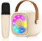 Karaoke 1 Microfono, Karaoke Máquina para Niños y Micrófonos Inalámbricos, Altavoz Bluetooth Portátil para Adultos y Niñas, Regalo para Fiestas en Casa/Regalos/Juguetes