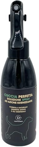 Gruppe Dabbene | Hundebett Perfetto - Desinfektionsspray mit aktivem Silber und natürlichen ätherischen Ölen für Kissen, Betten und Oberflächen in Kontakt mit dem Hund - Made in Italy - 150 ml