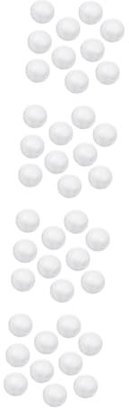 NUOBESTY Styropor Weihnachtskugeln 40 Stück DIY-Handwerk Ball Bastelschaum Weiß Esszimmertischdekoration Astetische Raumdekoration Weiße Polystyrol-bastelschaumkugeln Herz- Schaumstoff-golfbälle