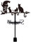 SUPERDANT Katzen Wetterhahn Für Dachmontage Wetterfahne Tier Gartenständer Dekorative Weather Vane Metall Wetterfahnen Weathervane Für Garten Hof Im Freien Bauernhof Scheunen Terrasse