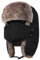 Trappermütze, warme Wintermütze für Herren und Damen, mit Maske, Uschanka, russischer Hut, Skifahren, Jagd, für kaltes Wetter, Outdoor, Schwarz, Schwarz, X-Large-3X-Large