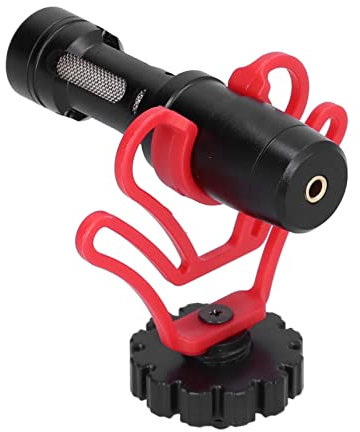 Tbest Mini Microfono Video, Microfono Video a Condensatore Mini Registrazione OnCamera per Smartphone, Videocamera, Tablet (Edizione standard CAM50