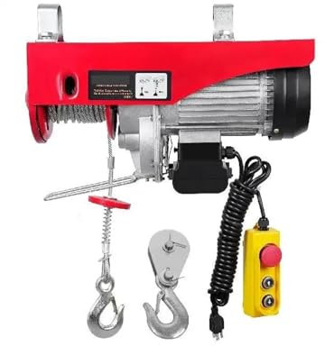 BADIKA Palan électrique à câble Palan électrique 200-800kg avec télécommandes filaires/sans Fil, treuil de Levage à câble for Bateau, Voiture, Garage, Ascenseur(Wireless 200kg)